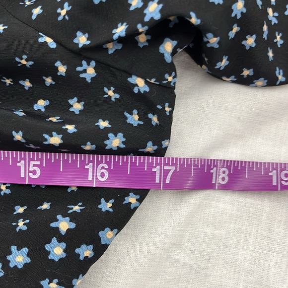 NWT Madewell Seamed Long-Sleeve Mini Dress in Ditsy Floral!!! - Picture 5 of 12